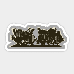 Wild Things Sticker